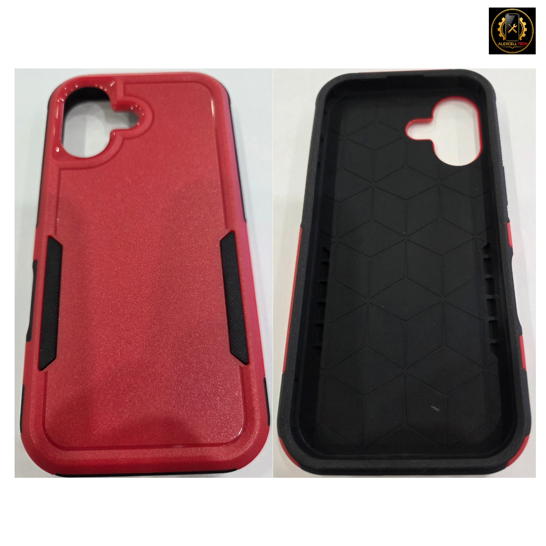 iPhone 17 Case Black / Red / Clear Black