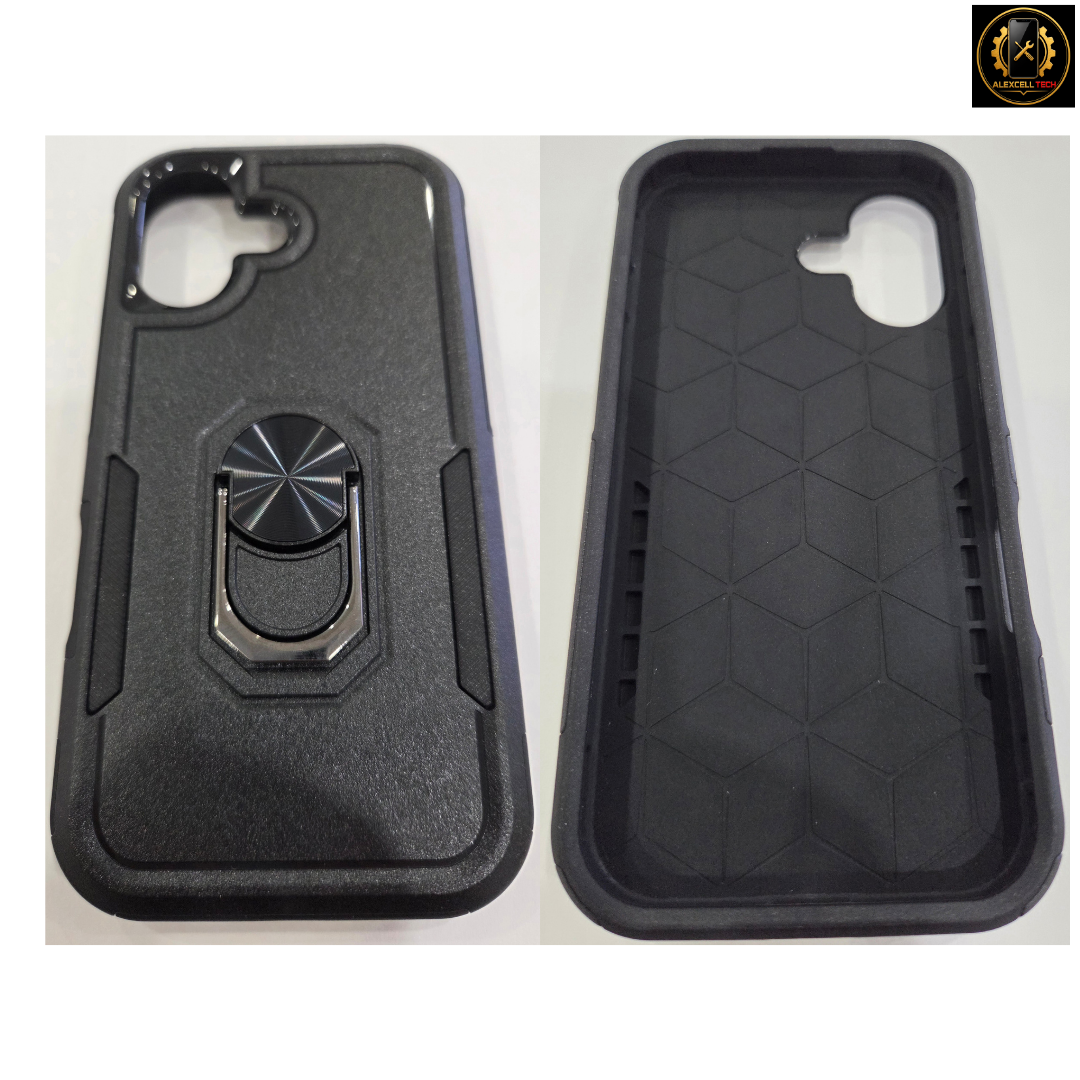 iPhone 17 Case Black / Red / Clear Black