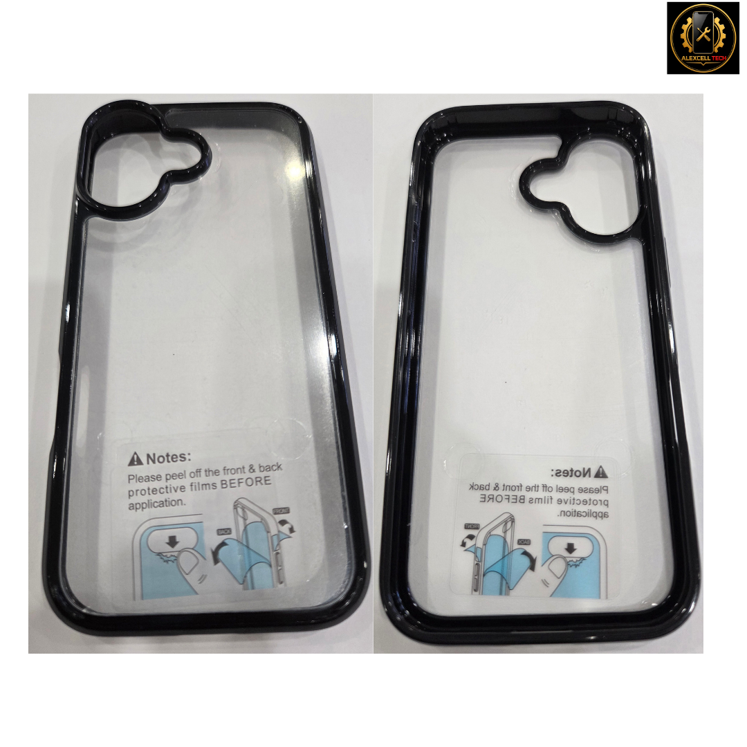 iPhone 17 Case Black / Red / Clear Black