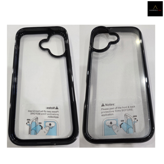 iPhone 17 Case Black / Red / Clear Black